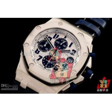 New Platinum Swiss Eta 7750 Sport Automatic Royal Oak Offshore Mens
