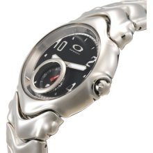 Oakley Jury Ii 2 Stainless Steel Women's Watch Polished/black 10-269