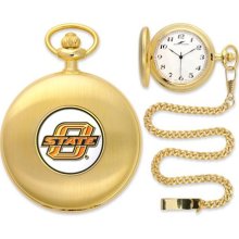 Oklahoma State Cowboys OSU Gold Pocket Watch