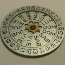 Omega 100% Original, 750 1580 & 1516 Date Dial / Day Star With Dial Disc