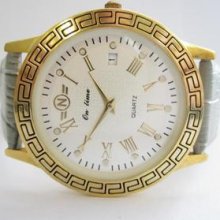 On Time Super Thin N.o.s. Quartz Gents Watch Running