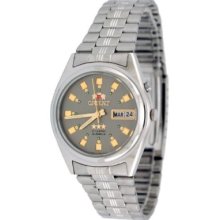 Orient Bem6q004k Men's Stainless Steel Standard Gray Dial Automatic Watch