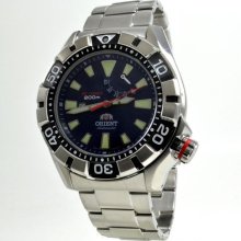 Orient Sel03001d Men's M-force Automatic Power Reserve Blue Dial Dive Date Watch