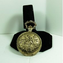 Ornate Vintage Collezio Equestrian Pocket Watch - Good Condition and Working