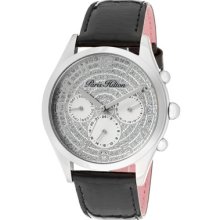 Paris Hilton Watch Ph13107js-04a Women's Beverly Silver Glitter Dial Shiny