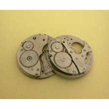 partial movement pocket watch parts steampunk supplies small vintage watch parts G187