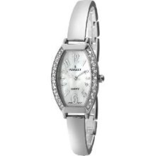 Peugeot Ladies Silver Tone Crystal Watch 7006s