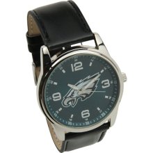 Philadelphia Eagles watches : Philadelphia Eagles Interchangeable Leather Watch - Black/Brown
