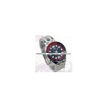 PRO Diving Analog Red LED Digital Steel Men Sport Watch QUARTZ Y328