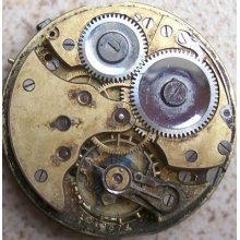 R.f.v. Pocket Watch Movement Chronometer 45 Mm. Balance Ok. Stem To 3 Running