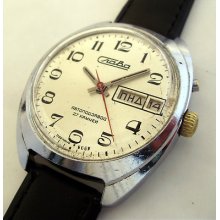 Rare Russian Ussr Watch Slava Automatic 27 J. 403