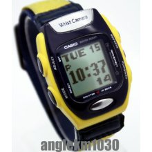 Rare Vintage Casio Wqv-2 Digital Camera Watch Japan