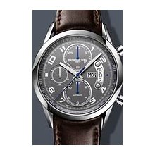 Raymond Weil Freelancer Chrono Arabic 42mm Watch - Grey Dial, Brown Leather Strap 7730-STC-05600 Chronograph Sale Authentic