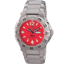Reactor Men's Gamma Titanium Watch - Bracelet - Black Dial - 52011
