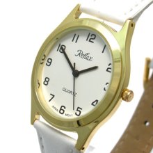 Reflex Mens Quartz Watch - White Strap And Dial 165gt