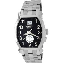 Roberto Bianci 1860 Blk Men'S 1860 Blk Quot Eleganza Quot Dual-Time Zone And Date Watch