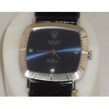 Rolex Cellini 18kt. White Gold W/ 1601 Mach. 19 Jewel Movement Complete Refb.