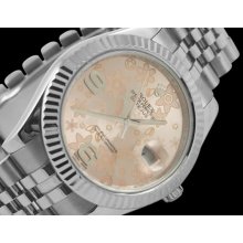 Rolex datejust men watch jubilee bracelet SS date just