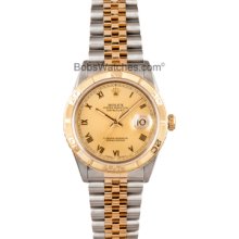 Rolex Datejust Turn-o-Graph Thunderbird Watch 16263