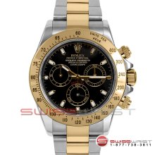 Rolex Daytona Two Tone Black Dial 116523 40MM Model