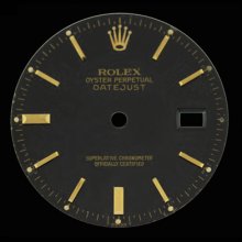 Rolex Dial Men's Two Tone Black Datejust