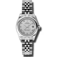 Rolex Lady-Datejust Silver Roman 179160 SRJ