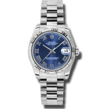 Rolex Lady White Gold President 31mm 178279 blr