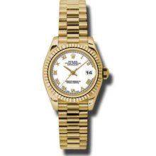 Rolex Lady Yellow Gold President 26mm 179178 WRP WOMEN WATCH