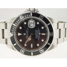 Rolex Mens SS Submariner Date Circa 2000.