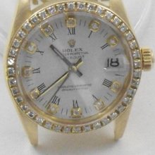 Rolex Midsize Presidential Mop Diamonds Dial & Bezel 6827 Date Aprx. 85.2 Grams