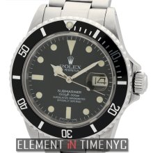 Rolex Submariner Transitional Model Steel Circa 1984