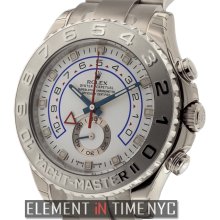 Rolex Yacht-Master II 18k White Gold 43mm Platinum Bezel