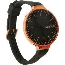 RumbaTime Women's Orchard35 Analog Watch - Rose Gold/Black - One Size