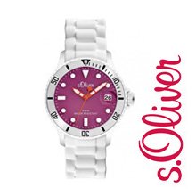 s.Oliver Silicone Band Watch Mixed SO-2149-PQ Unisex