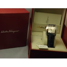 Salvatore Ferragamo F51lbq9921sb04 Vara Blue Leather Strap