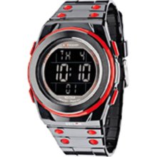 Sector 'Expander' Men's Watch Digital Quartz With Black Dial And Black Resin Strap - R3251172425
