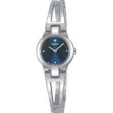 Seiko Ladies Stainless Steel Blue Dial Watch