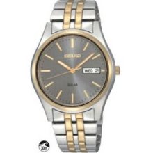 Seiko Men`s Silver/Gold Bracelet Watch