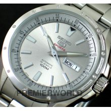 Seiko Men Sports Automatic / Hand Winding 100m Steel Watch Srp151j1 Japan