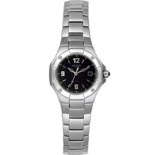 Seiko SXD571 Stainless steel case. Blue cabochon crown Date Display at 3 o clock
