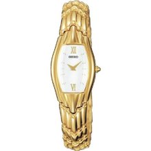 Seiko Women's SXNR68 Gold Tone Stainless Steel Bracelet Watch