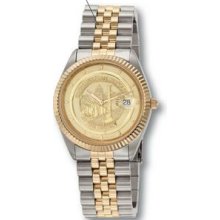 Selco Geneve Men Commander Medallion Gold Watch