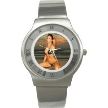 Sexy lady Model Men's Stainless Steel Watch 21879894