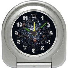 Space Ver 1 Matte Finished Case Travel Alarm Clock 27