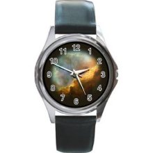 Space Ver 1 Unisex Silver-Tone Round Metal Watch 10