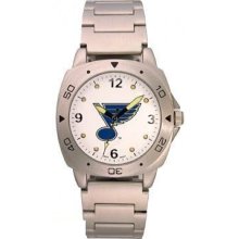 St. Louis Blues Lady's Stainless Steel Pro Watch
