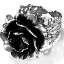 Steampunk Ring - Barrel Spring Pocket Watch Part Rose By Edmdesigns