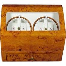 Steinhausen 4-mode Quad Lacquered Wood Watch Winder - Holds 11 ...