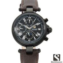 Steinhausen Tw381ll Automatic Movement Men's Watch Black/brown