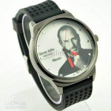 Steve Jobs For Apple Iphone 5 Fashion Watch Silicone Jelly Sports Qu